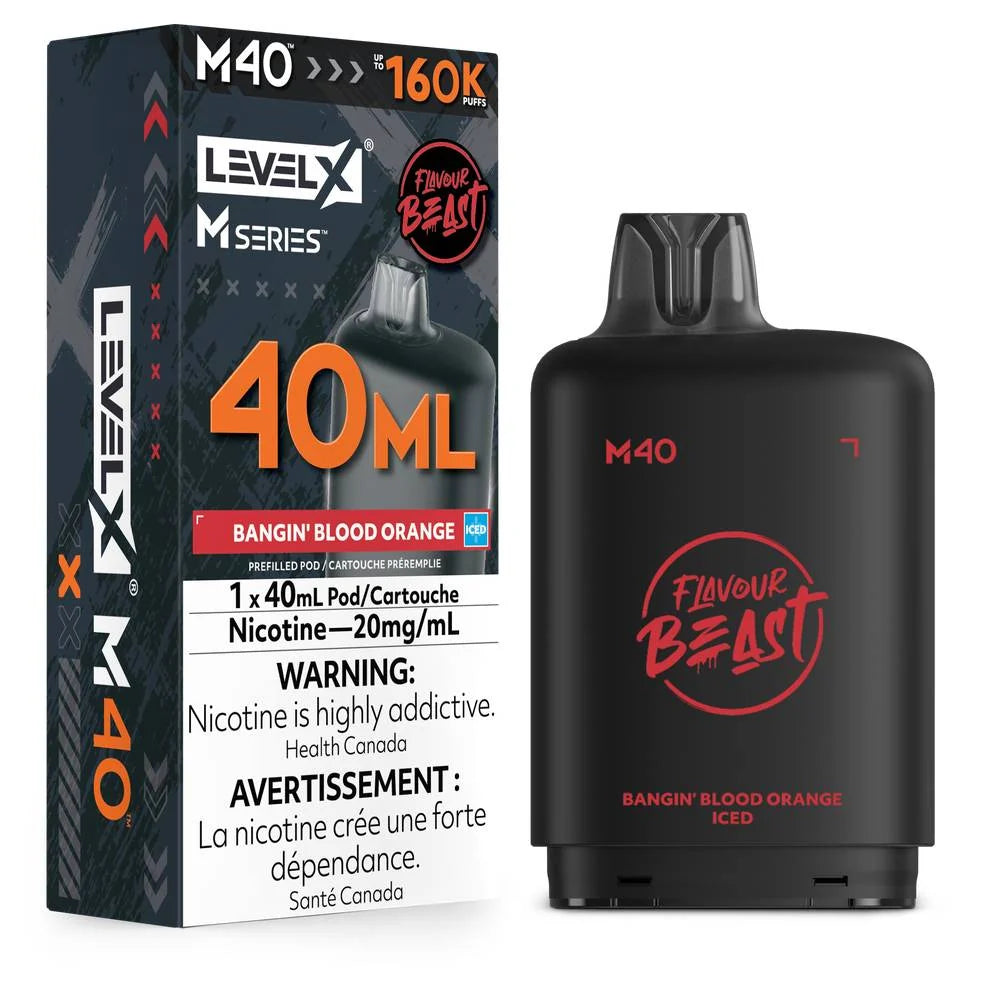 Flavour Beast Level X 160k Bangin Blood Orange (Provincial Tax)