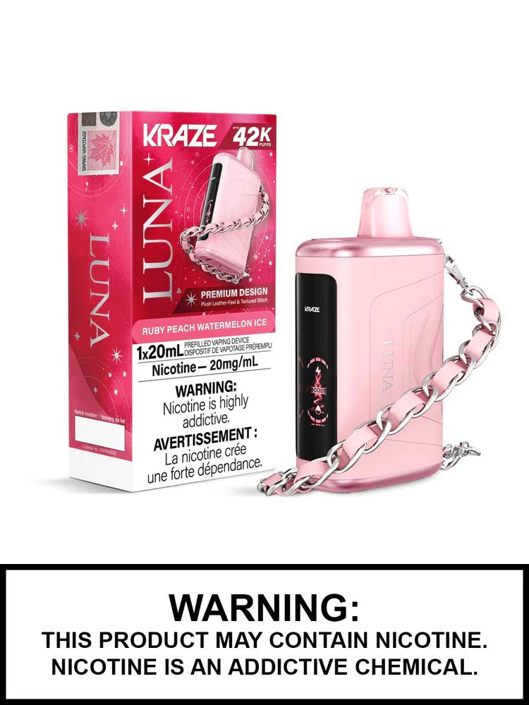 Kraze Luna 42k ruby peach watermelon ice(provincial tax)