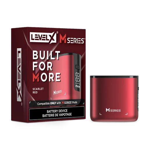 Level X M Series Battery Scarlet Red
