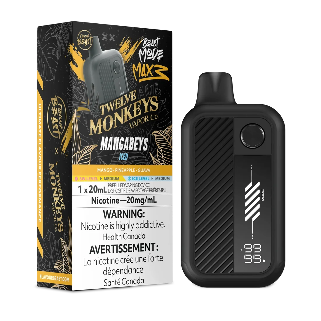 Flavour beast max mode 3 Mangabeys*