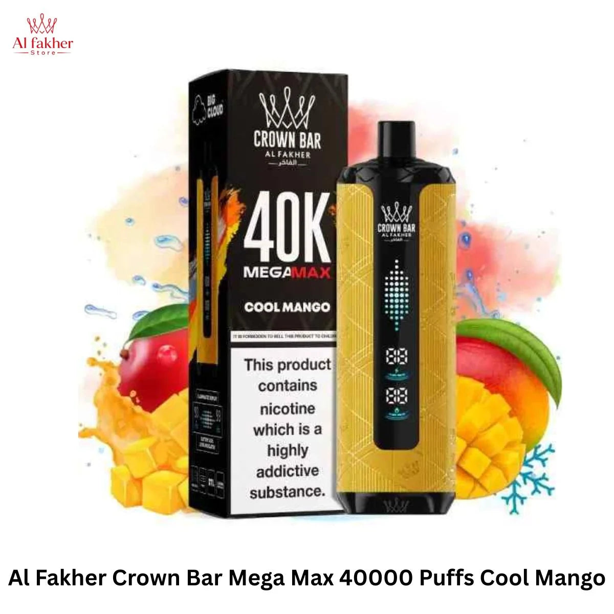 Crownbar al fakher 40k megamax cool mango