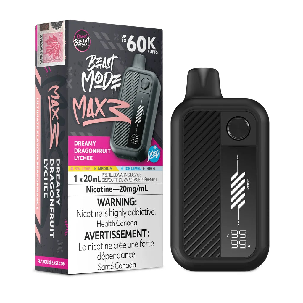 Flavour beast max mode 3 60k Dreamy Dragonfruit Lychee*