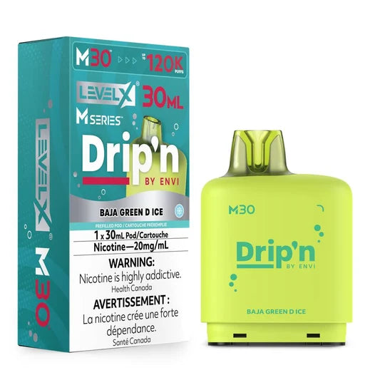Drip'n Level X 120k Baja Green D ice (Provincial Tax)