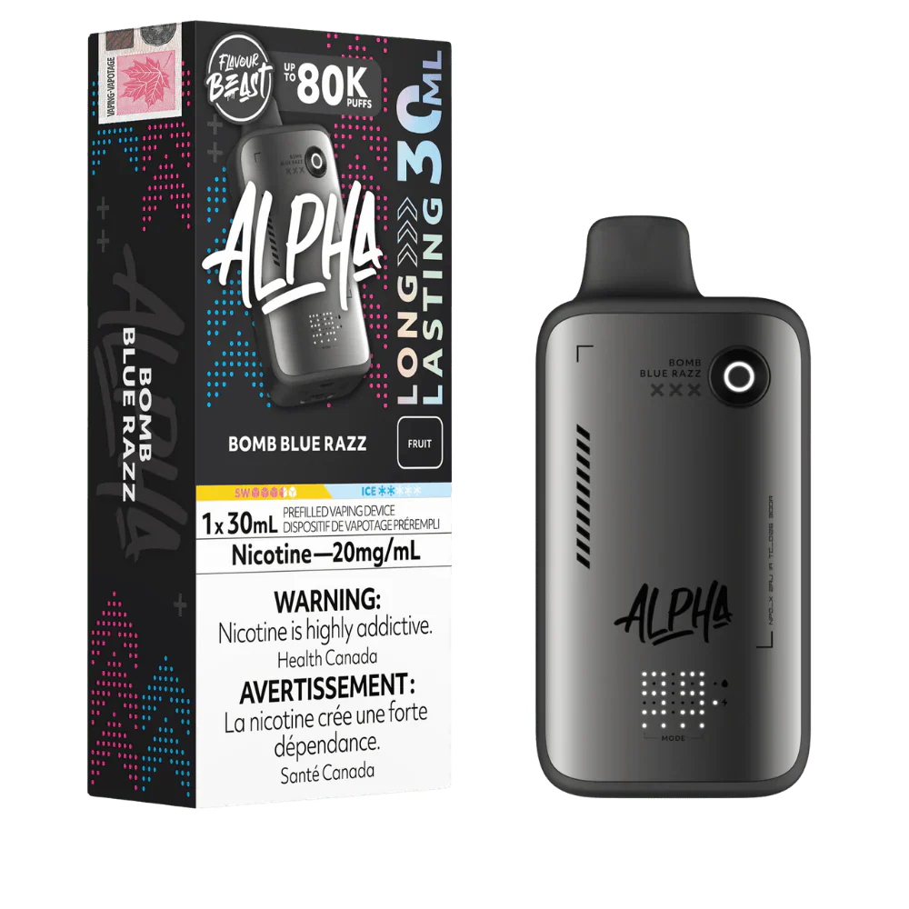 Flavour Beast Alpha 80K Bomb Blue Razz