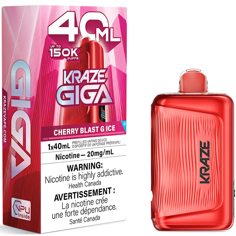 Kraze Giga 150K Cherry Blast G Ice
