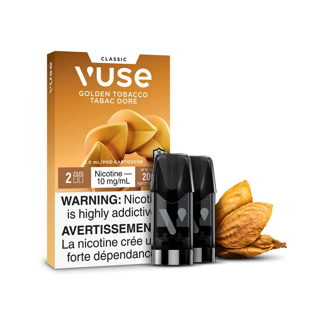 Vuse ePod 10mg Golden Tobacco (Provincial Tax)