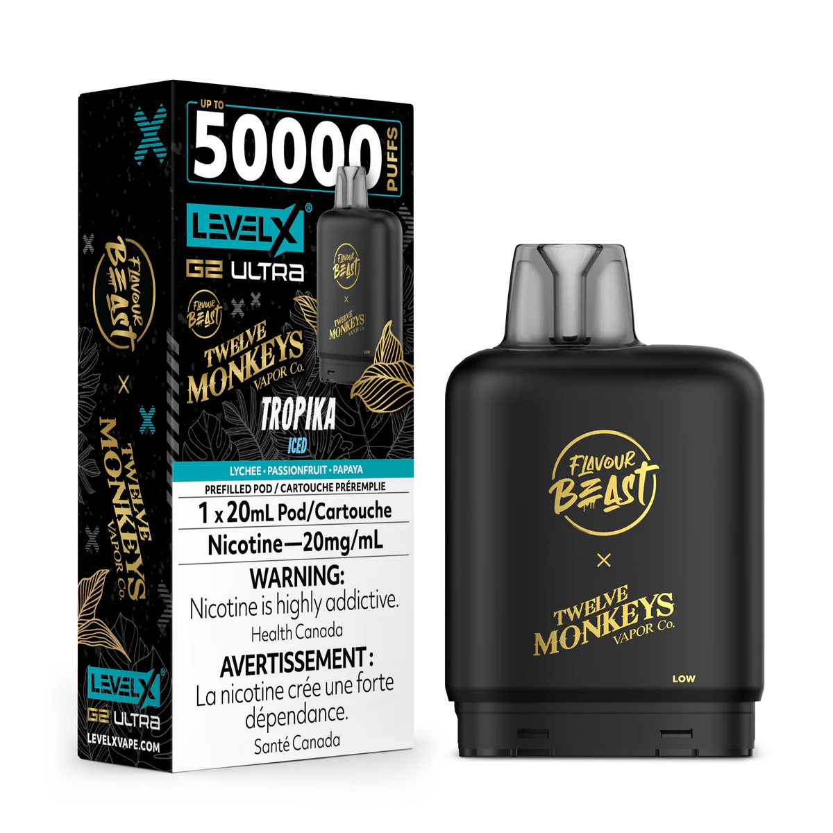 Flavour Beast Level X G2 Ultra 50k Tropika*