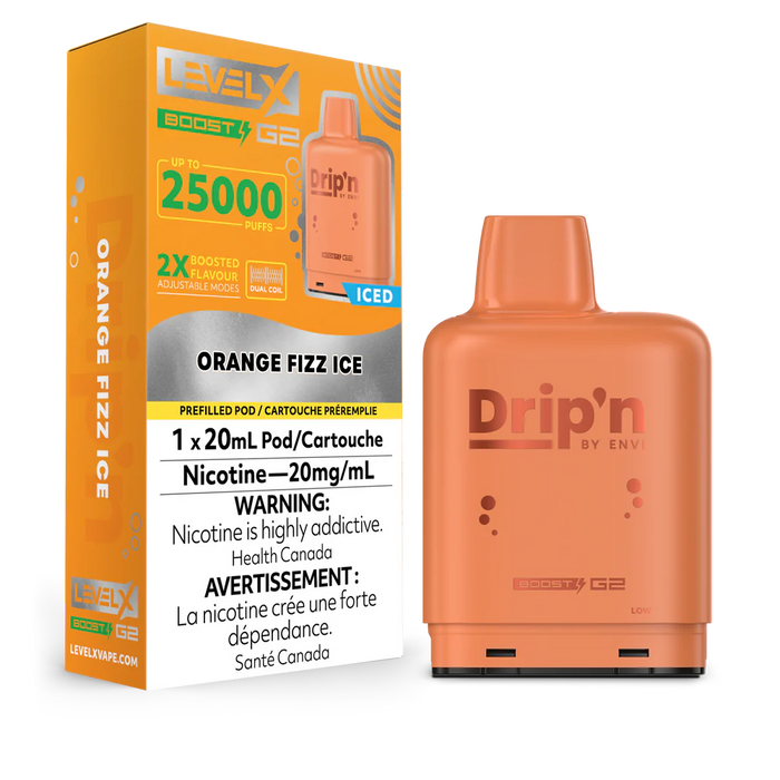 Drip’n Level x Boost G2 25k Orange Fizz Ice*