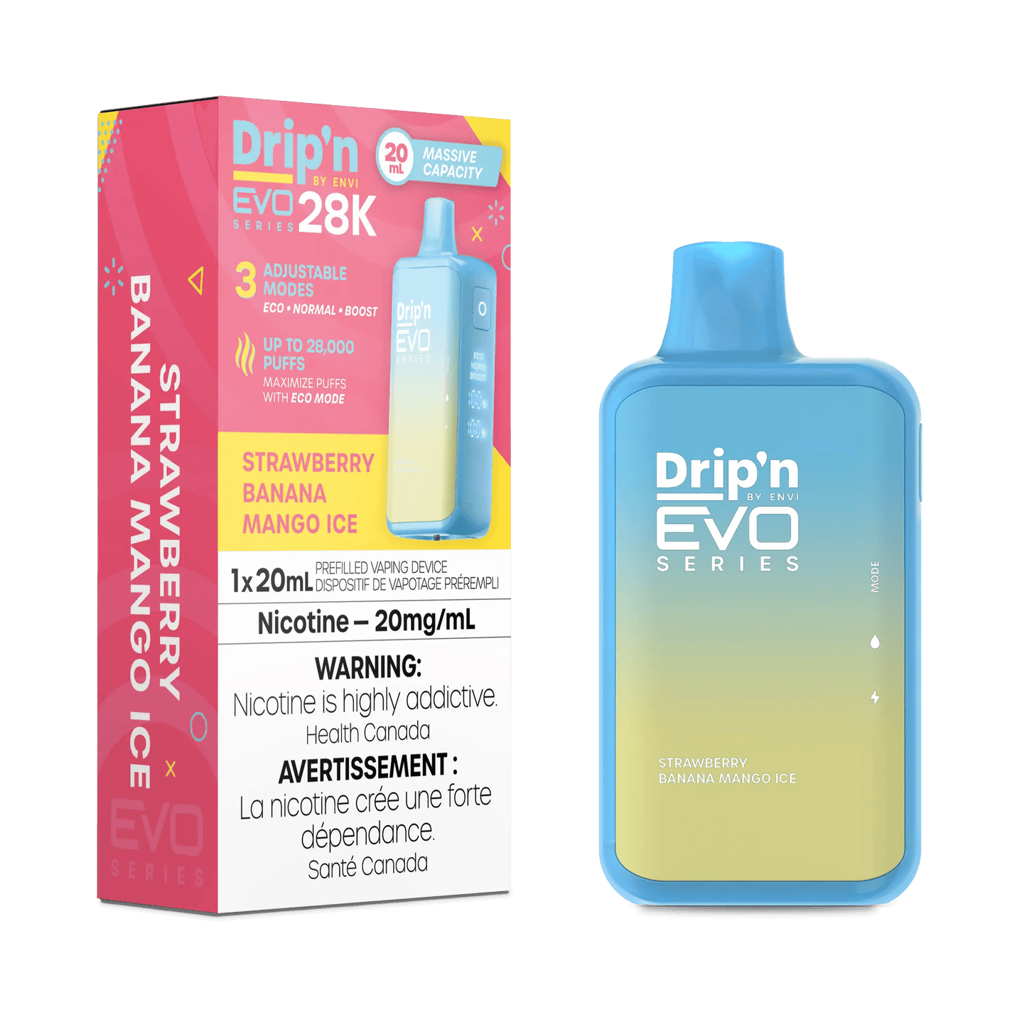 Drip’n 28k Strawberry banana mango ice*