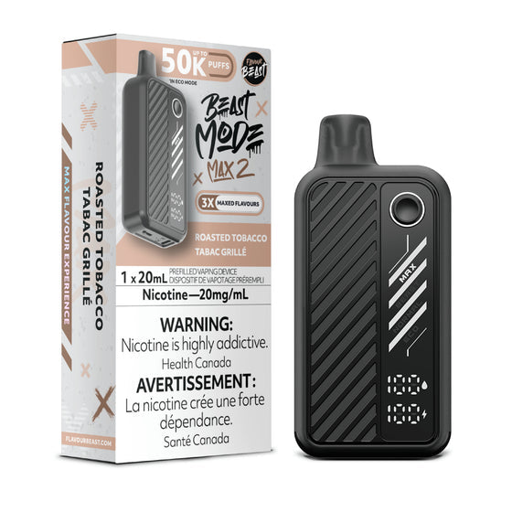 Flavour Beast Max 2 50k roasted tobacco ( Provincial tax )