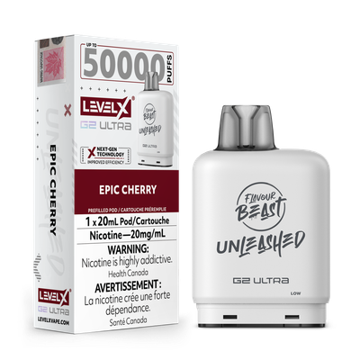 Flavour Beast Level X G2 Ultra Unleashed 50k Epic Cherry (Provincial Tax)
