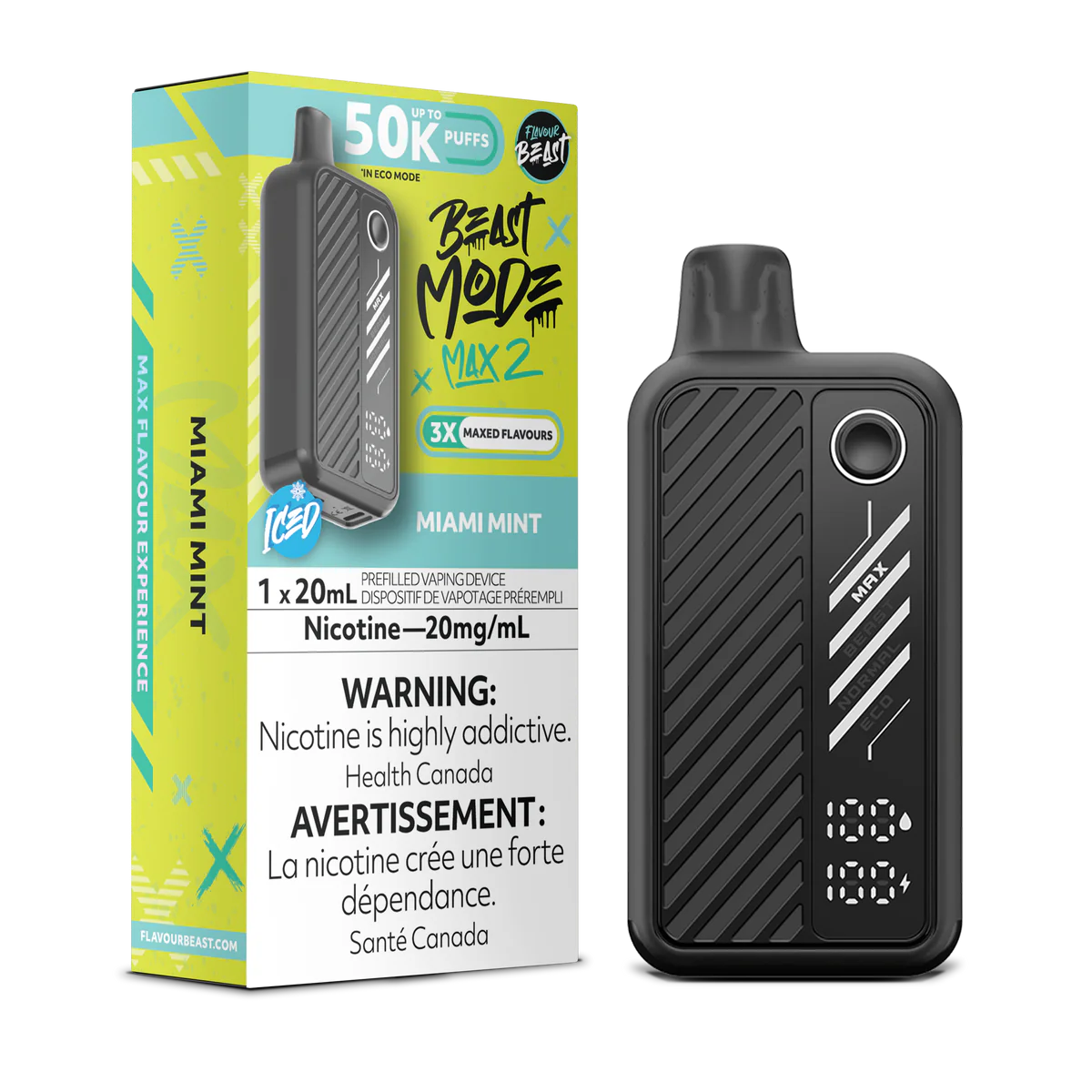 Flavour Beast Beast Mode Max 2 50k Super Sour Lemon*