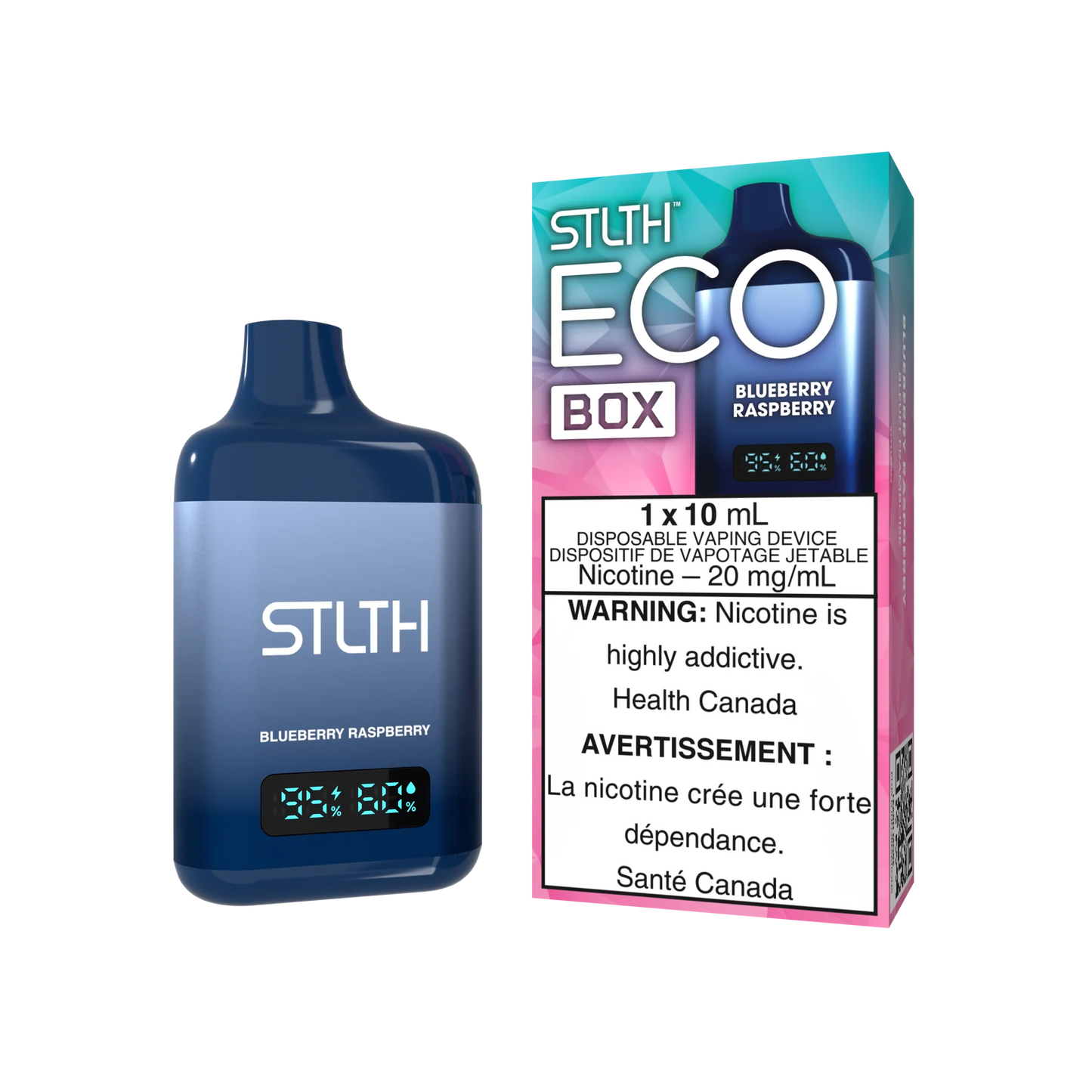 Stlth Eco Box Blueberry Raspberry 10mL (Provincial)