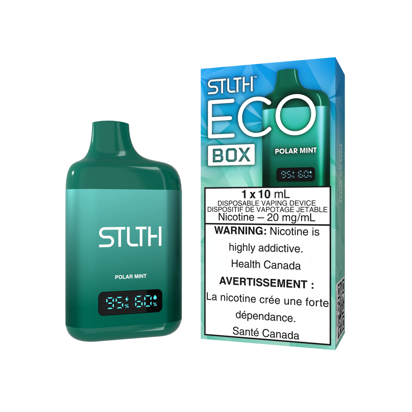 Stlth Eco Box Polar Mint 10mL (Provincial)