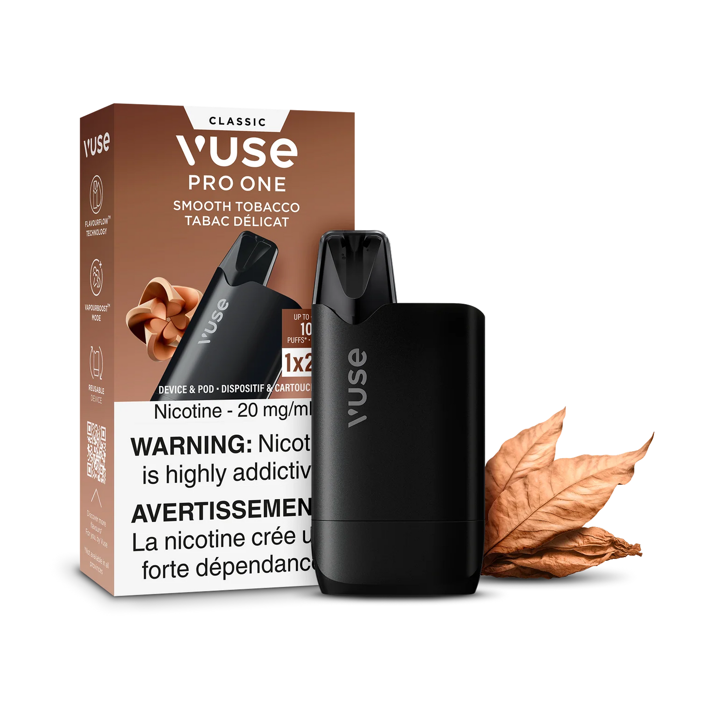 Vuse Pro One 1k Kit Smooth Tobacco (Provincial Tax)