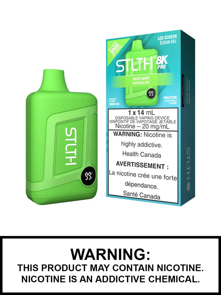 Stlth 8k pro White Grape (Provincial Tax)