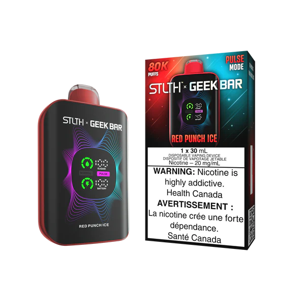 Stlth x Geekbar 80k Red Punch ice (Provincial Tax)