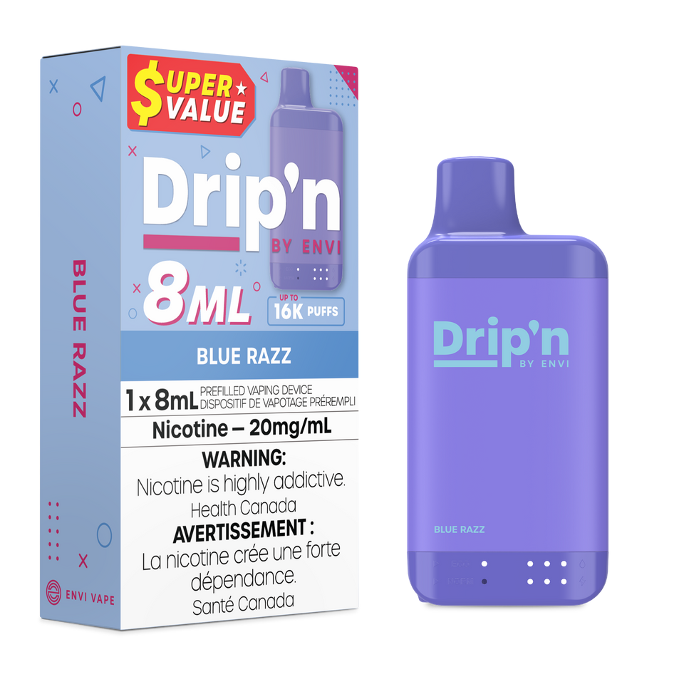Drip’n 16k Blue Razz*