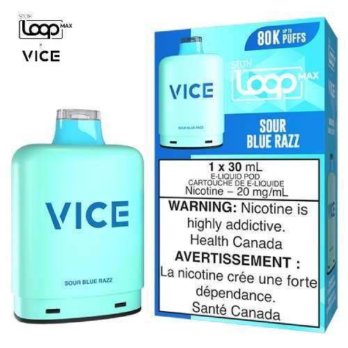 Vice X STLTH Loop Max sour blue razz 80k(provincial)