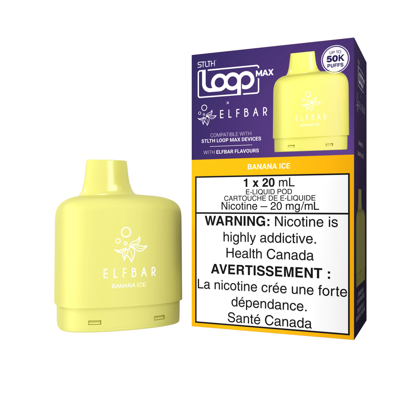 Stlth Loop Max x ELFBAR 50k Banana ICE