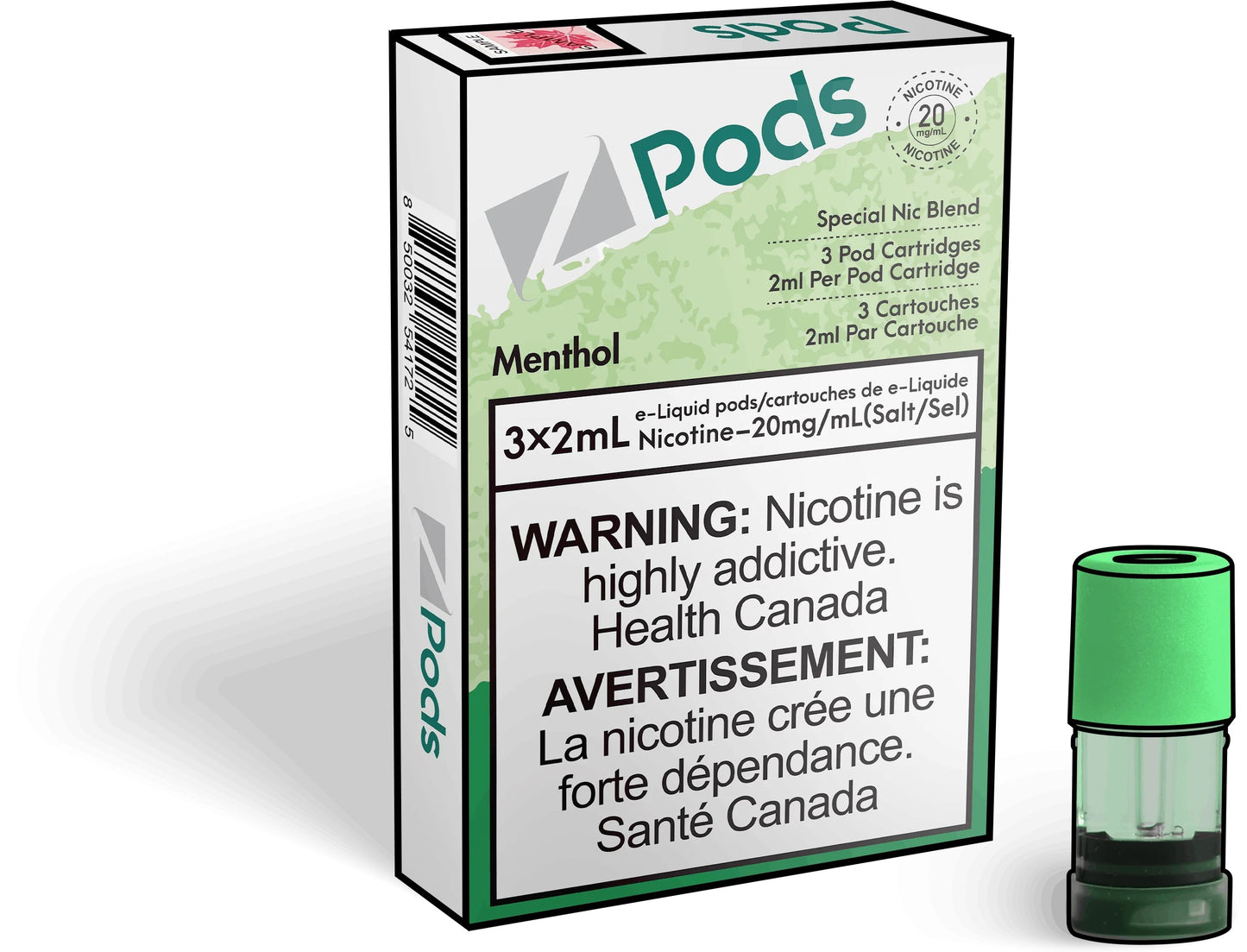 Z Pods Menthol (3*2ml)*