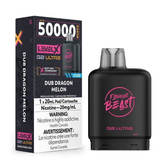 Flavour Beast Level X G2 Ultra 50k Dub Dragon Melon (Provincial Tax)