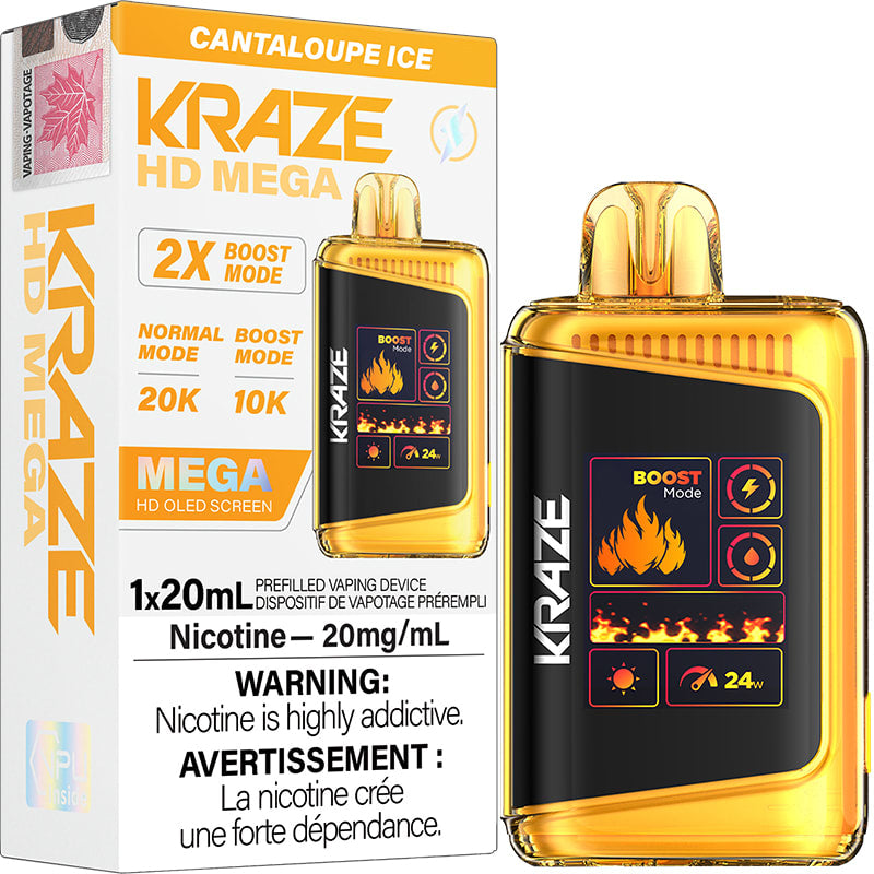 Kraze 20k Cantaloupe ice (Provincial Tax)