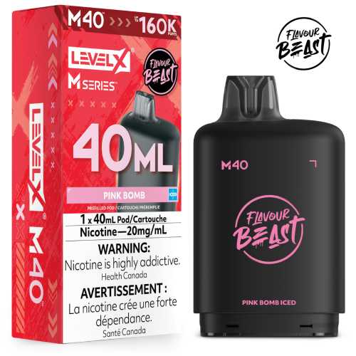 Flavour Beast Level X 160k Pink Bomb (Provincial Tax)