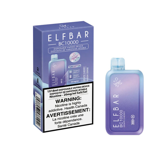 ELFBAR BC 10000 Grape Cherry (Provincial Tax)