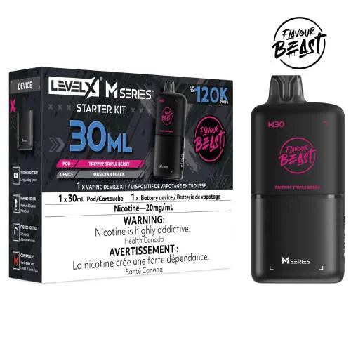 Flavour Beast Starter kit 120k Trippin’ Triple Berry (Provincial Tax)