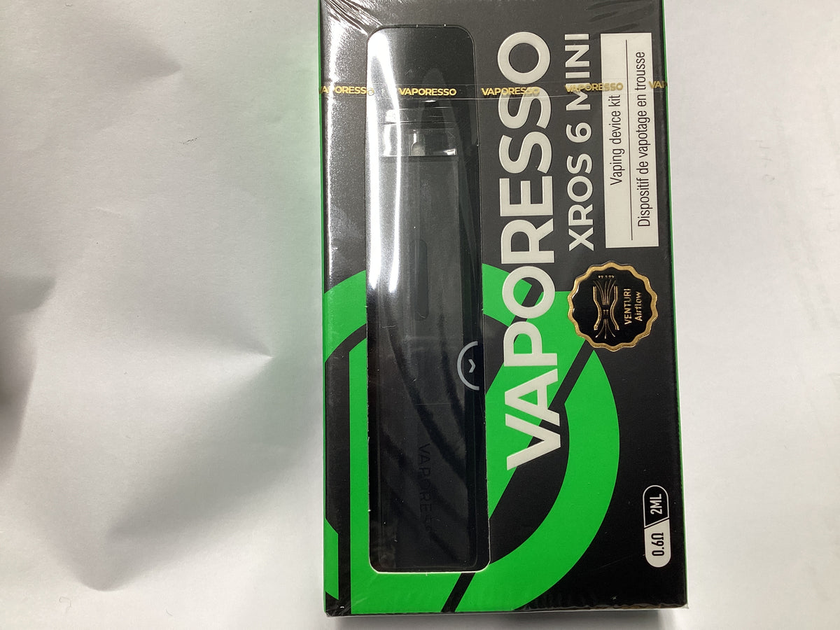 Vaporesso xros 6 mini kit black (0.6, 2ml)