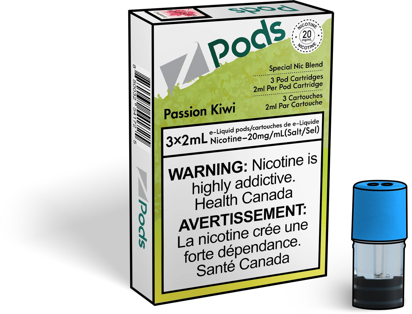 Z Pods Passion Kiwi (3*2ml)*