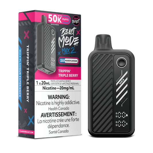 Flavour Beast Max 2 50k Trippin Triple Berry*