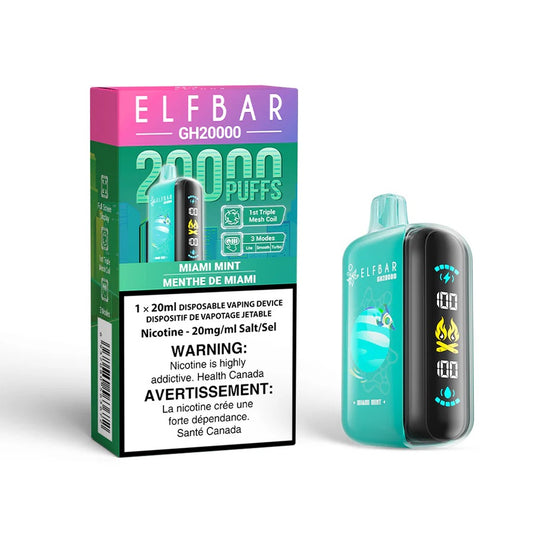 ELFBAR GH 20000 Miami Mint ( provincial tax )