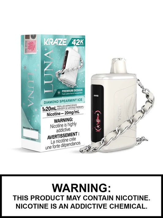 Kraze Luna 42k diamond spearmint ice(provincial tax)