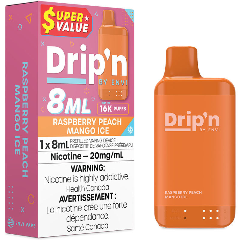 Drip’n 16k Raspberry Peach Mango Ice*