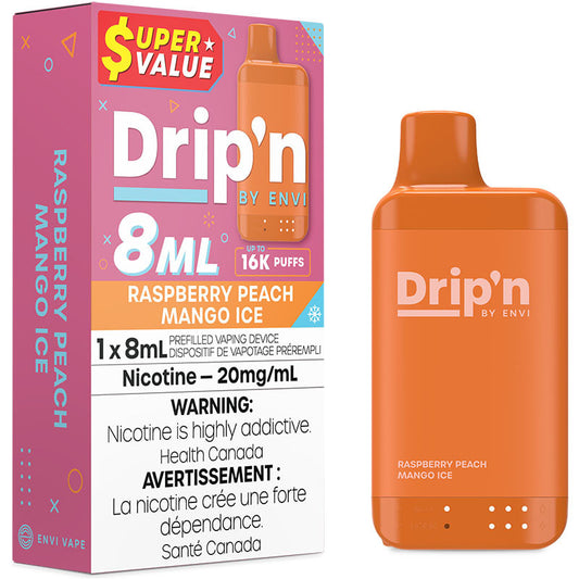 Drip’n 16k Raspberry Peach Mango Ice*