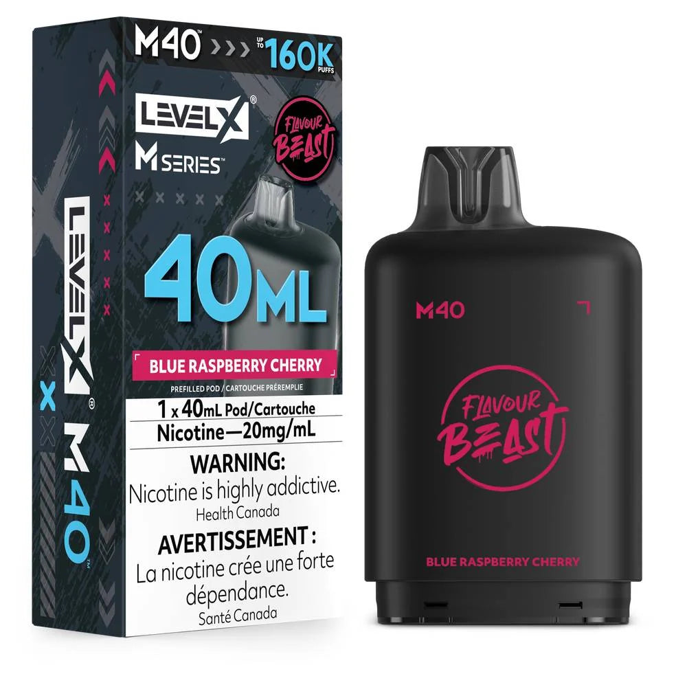 Flavour Beast Level X 160k Blue Raspberry Cherry (Provincial Tax)