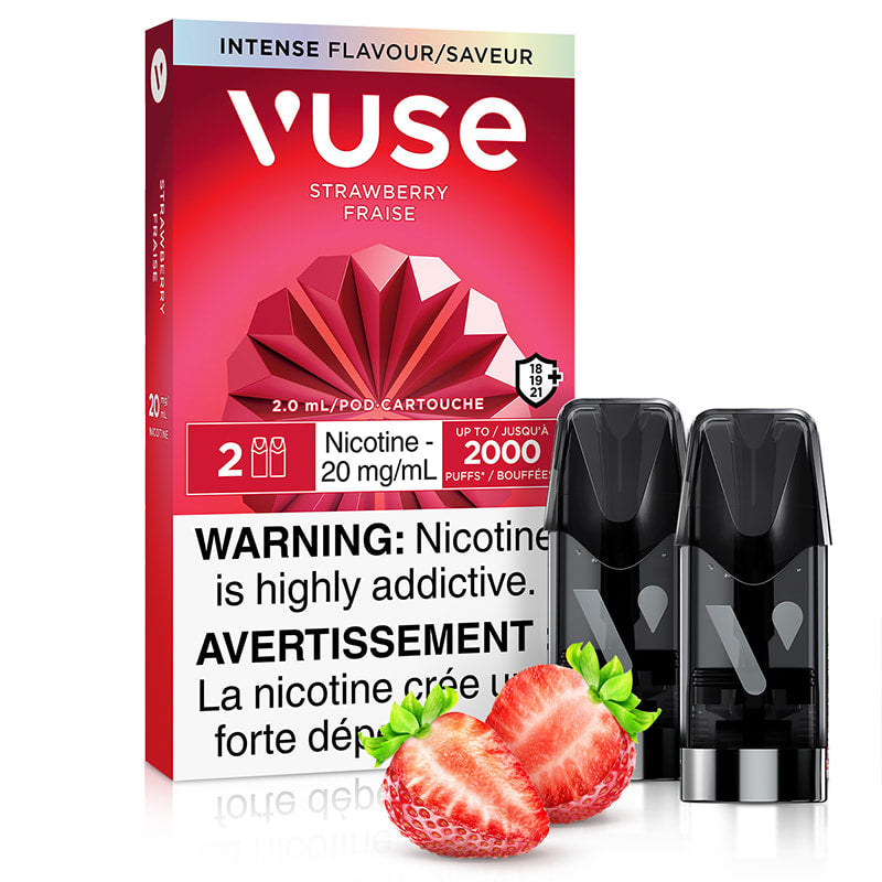 Vuse ePod 20mg Strawberry x2 (Provincial Tax)