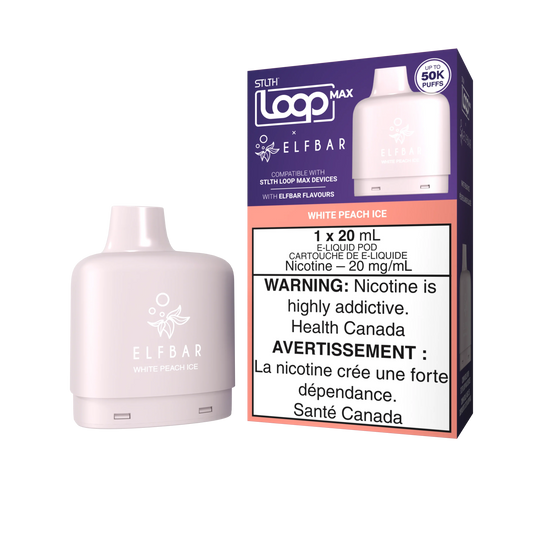 Stlth Loop Max x ELFBAR 50k White Peach ICE