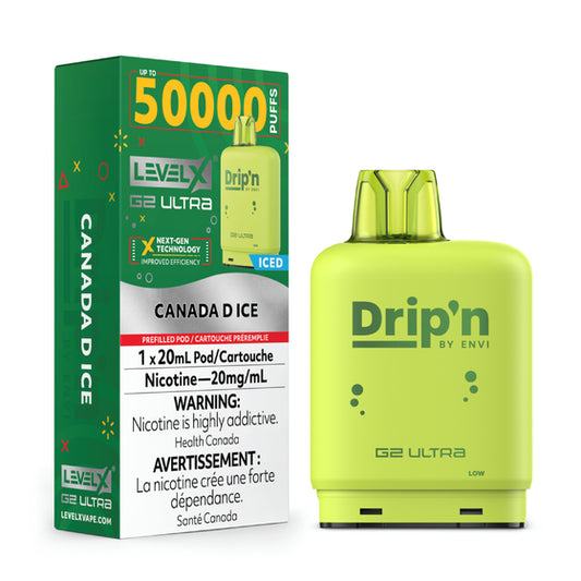 Drip’n Level X G2 Ultra 50k Canada D Ice*