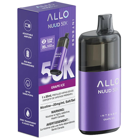 Allo NUUD 50k Grape Ice (Provincial Tax)