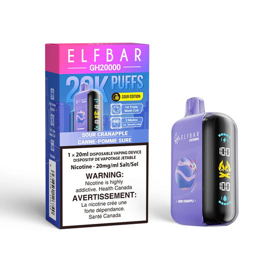ELFBAR GH 20000 Sour Cranapple ( provincial tax )