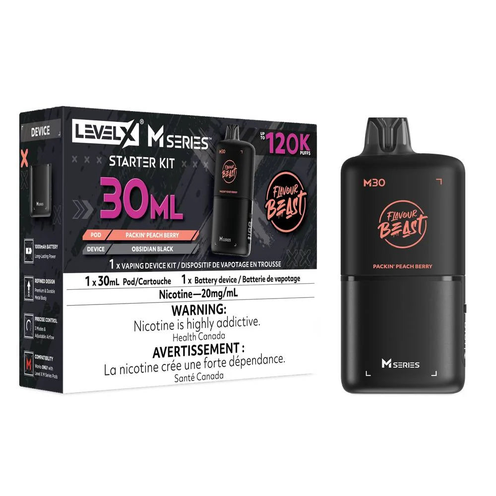 Flavour Beast Starter kit 120k Packin Peach Berry (Provincial Tax)