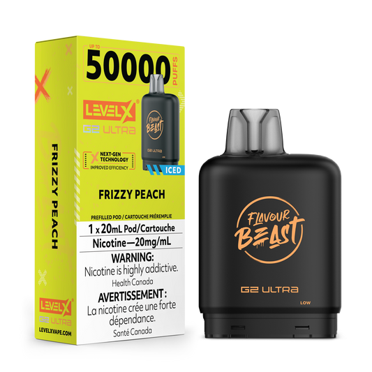 Flavour Beast Level X G2 Ultra 50k Frizzy Peach (Provincial Tax)