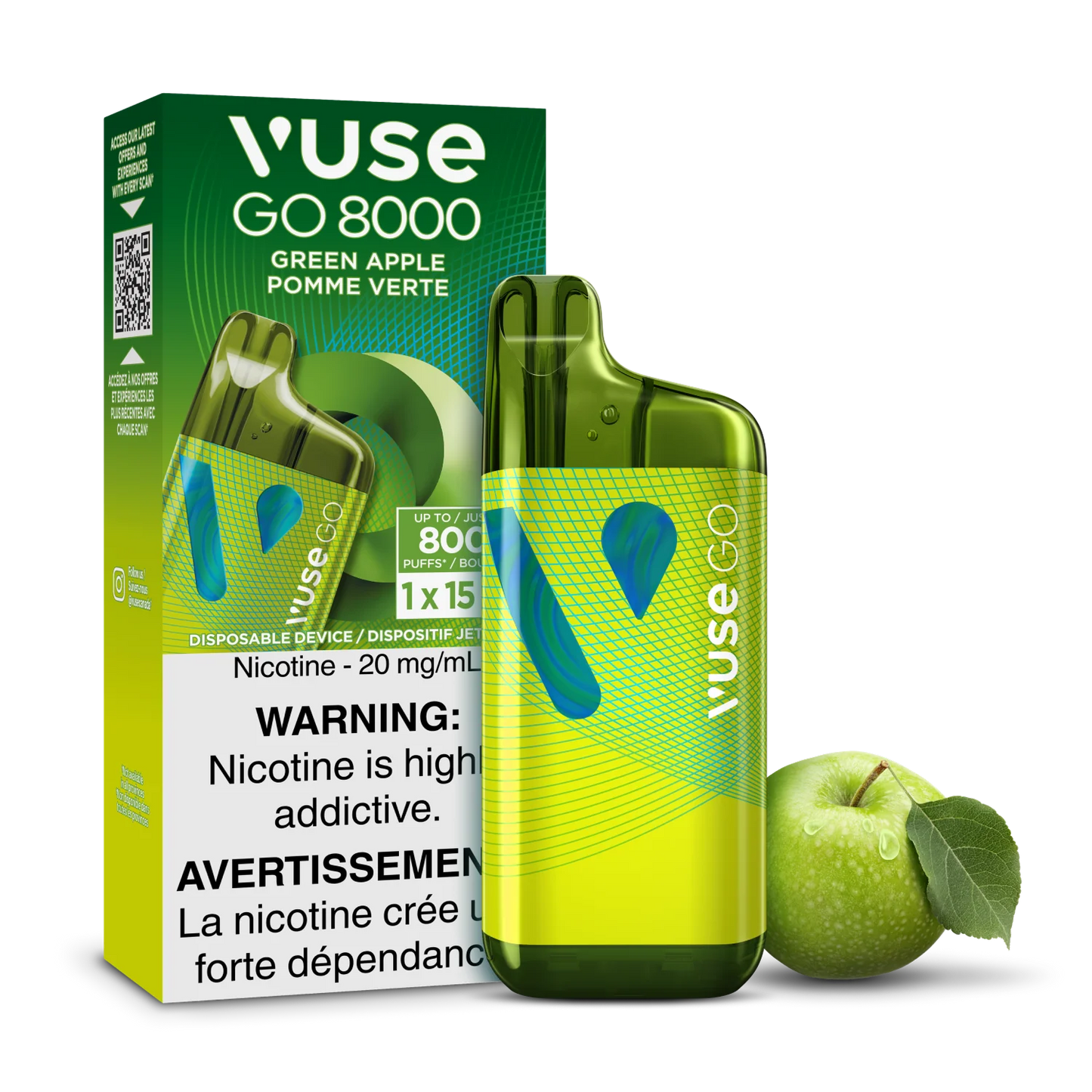 Vuse go 8000 green apple