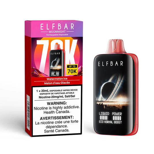 ELFBAR Moonlight 70k Watermelon Ice (Provincial Tax)