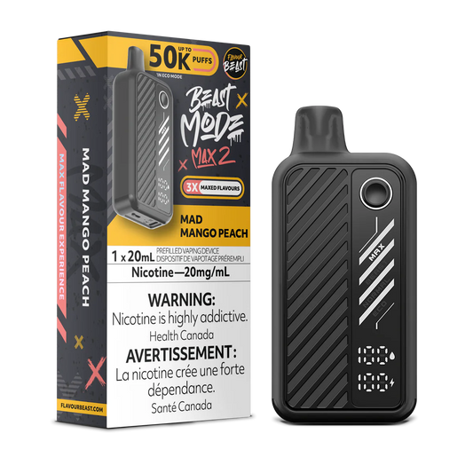 Flavour Beast Beast Mode Max 2 50k Mad Mango Peach*