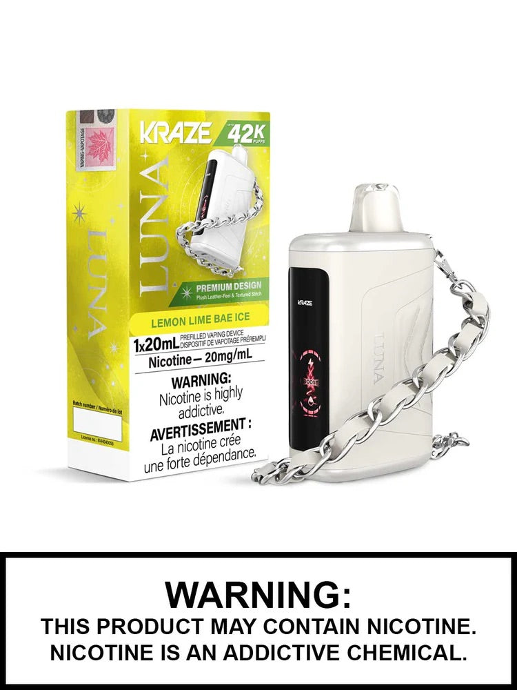 Kraze Luna 42k lemon lime bae ice (provincial tax)