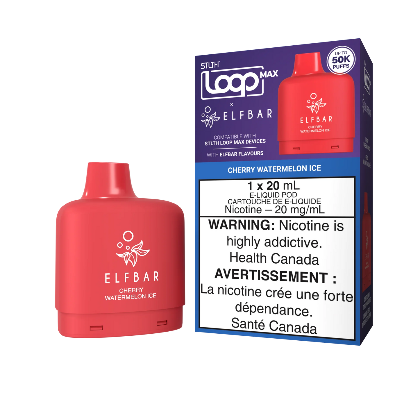 Stlth Loop Max x ELFBAR 50k Cherry Watermelon ICE